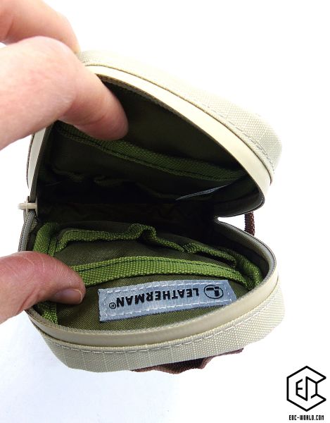 Leatherman Tool Pouch Mossy Fog geöffnet Innenansicht